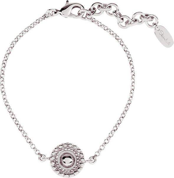 Produktbild Steinkult Armband "Mandala" (20 cm, Messing Sterling Silber veredelt)
