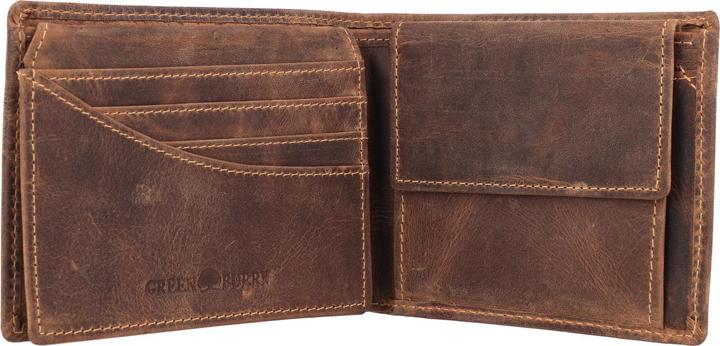Actual product image Greenburry Vintage Sternzeichen Geldbörse Leder 12 cm