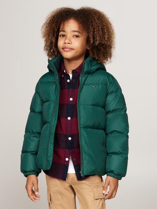 Actual product image Tommy Hilfiger Kids Essential Dons Jas - Groen - Boys - 16 jaar (16)