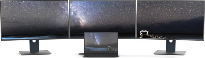 Produktbild LINQ Connects USB-C -> 1x HDMI, 1x DP, 1x miniDP, 1x VGA, 1x USB-C, 2x USB-A LQ48019 grey (USB-C, 7 Ports)