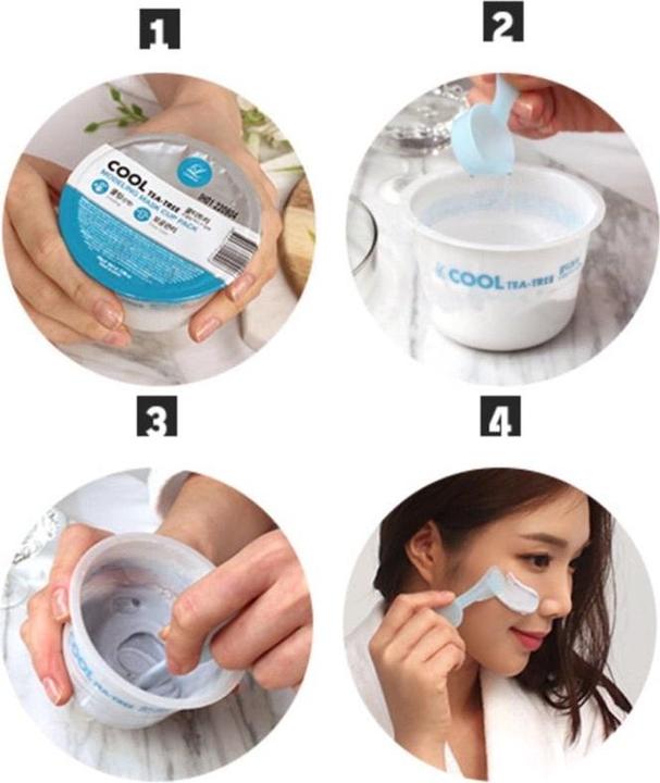Image du produit Lindsay Modeling Cool Teatree Mask Cup Pack