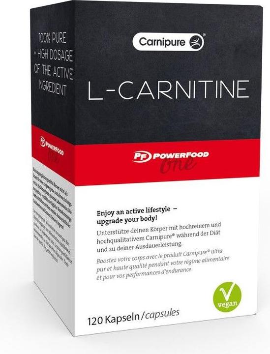 Actual product image PowerFood One L-Carnitine Carnipure (120 Piece, Capsules, 150 g)