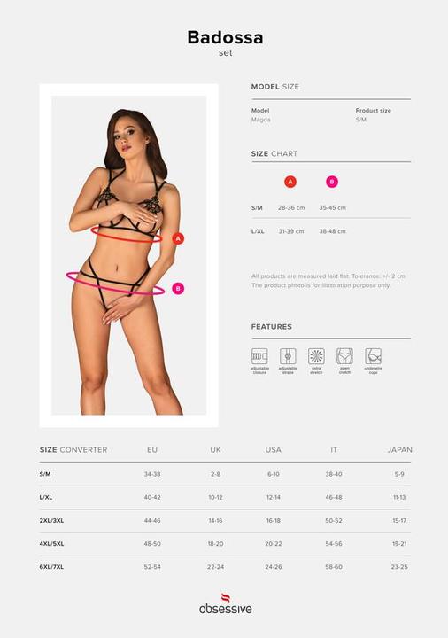 Image du produit Obsessive Badossa (S, M, S/M)