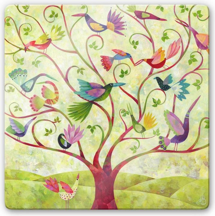 Produktbild Trenddeko Blanz - Exotische Vögel (20 x 20 cm)