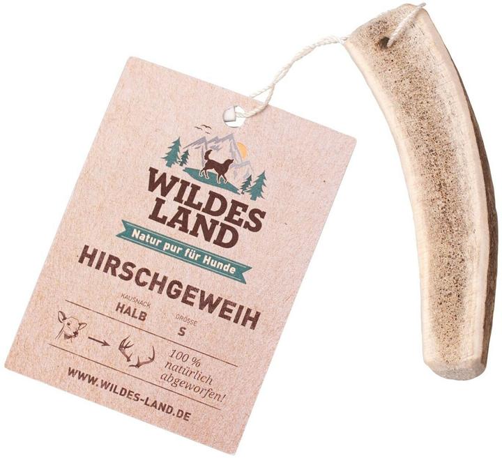 Image du produit Wildes Land Bois de cerf à mâcher Demi S (Adulte, 1 pcs, 44 g)