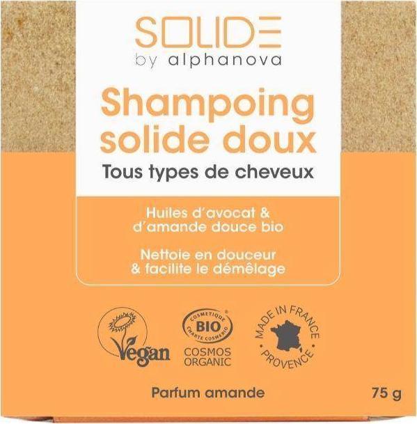 Alphanova Solide Shampoo Avocado Mandel Bio fest (Festes Shampoo)