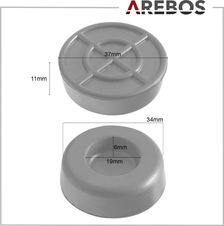 Image du produit Arebos Support en caoutchouc pour cric