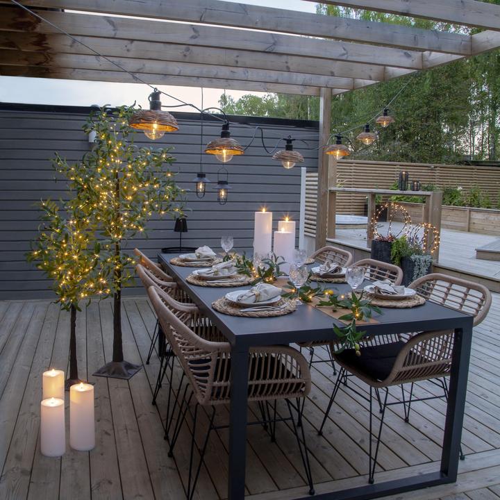 Produktbild Star Trading Gartenlicht Decoration Sphere, 88 LEDs, Ø 40 cm, Schwarz (IP44)