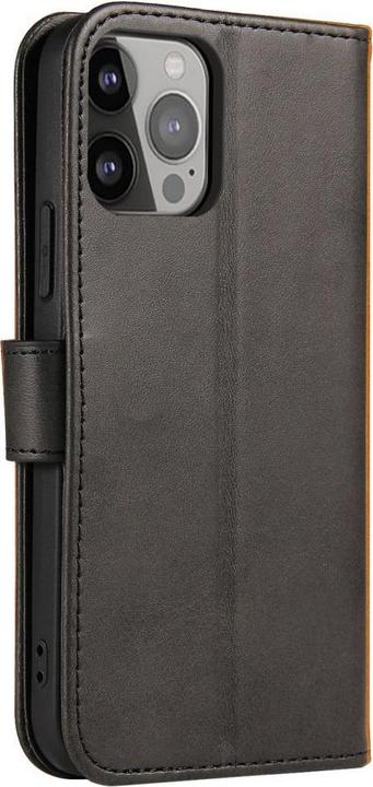 Image du produit Hurtel Etui portefeuille avec support pour iPhone 15 Pro Max Etui magnétique - Noir (Apple iPhone 15 Pro Max)