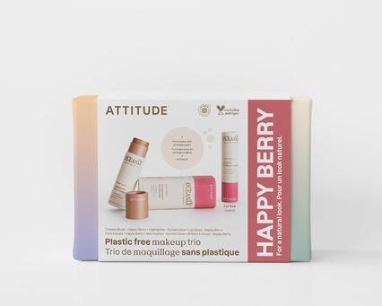Actual product image Attitude Gift set of decorative cosmetics Oceanly Silky Pink