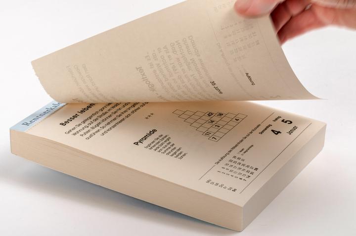 Image du produit Calendrier des retraités 2026. Le célèbre calendrier à déchirer donne de l'élan à la retraite (Couverture rigide, Allemand)