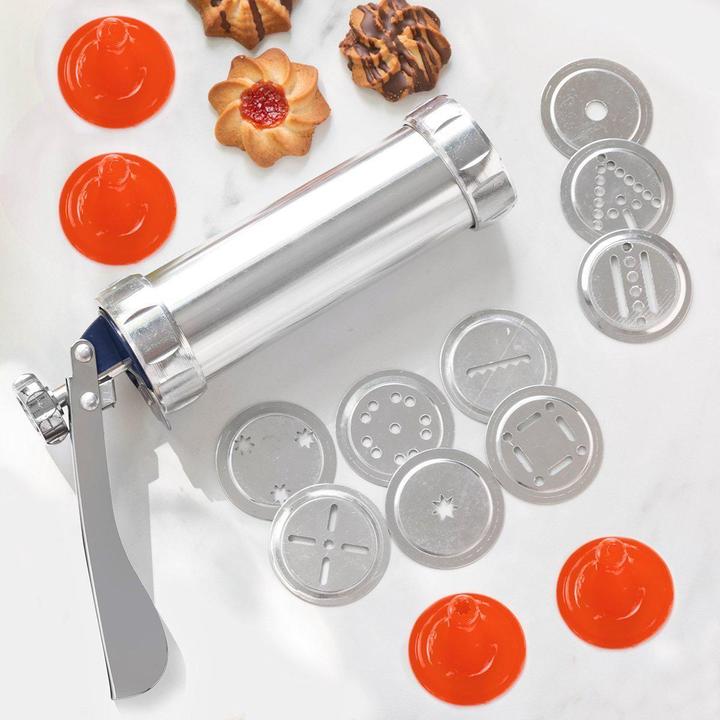 Image du produit InnovaGoods Distributeur de pâte à biscuits et pistolet à peinture - 4 buses (Presse à biscuits)