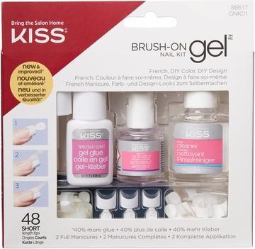 Immagine prodotto KISS Gel da applicare con il pennello (Set, Bianco, Trasparente)
