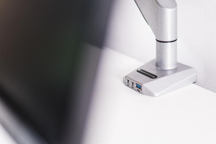 Produktbild Bakker Elkhuizen Monitorarm Smart Office 12 Dual Klemme (Tisch, 27.01")