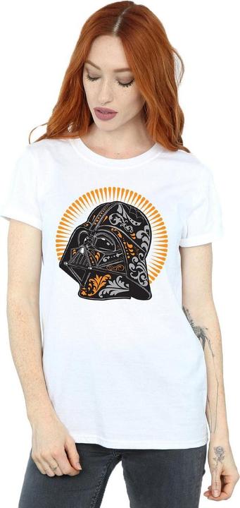 Immagine prodotto Star Wars Darth Vader Dia De Los Muertos Maglietta Ampia Donna (L)