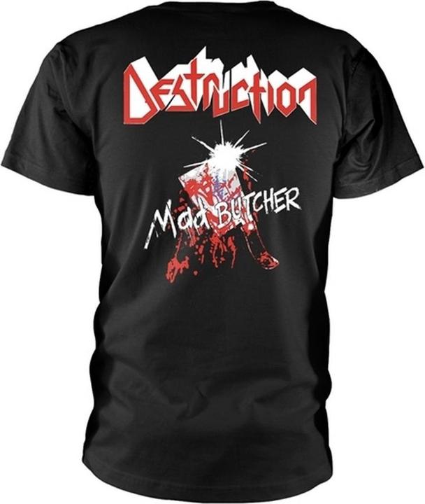 Immagine prodotto Universal Textiles Mad Butcher Maglietta Stampa posteriore Adulto Unisex (L)
