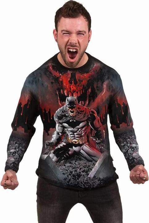 Immagine prodotto Batman Asylum Wrap Maglietta Manica Lunga Adulto Unisex (S)