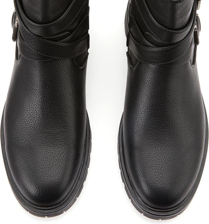 Image du produit La Redoute Collections Bottes de motard à talon plat (40)