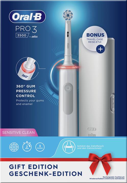Actual product image Oral-B Pro 3 3500 (Oscillating toothbrush)