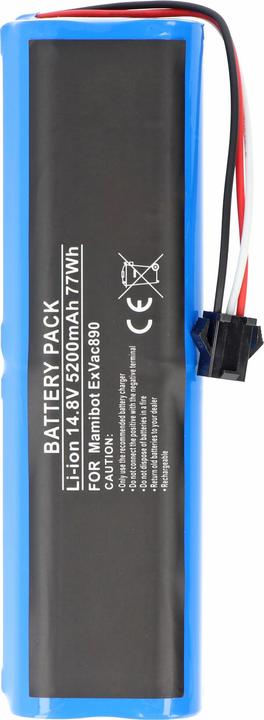 Image du produit AccuCell 5200mAh Akku passend für MAMIBOT eXVAC 890 Akkutyp SUN-INTE-279, 4INR19/66-2, 5200 mAh, 77wh (1 pcs, 5200 mAh)