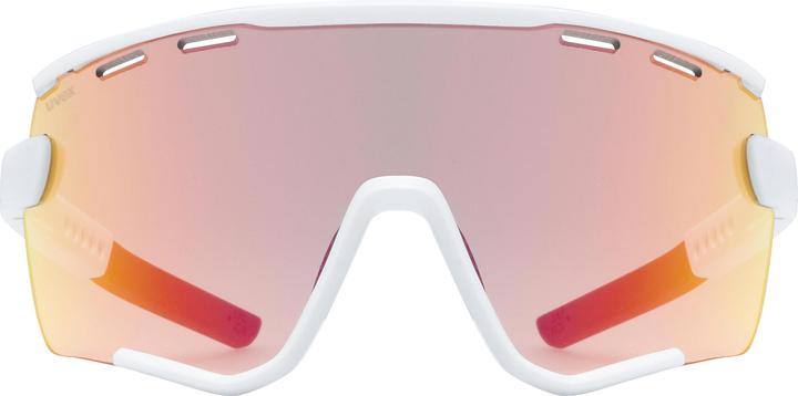 Produktbild Uvex Sports Sportstyle 236 S Set (White Matt, mirror silver/clear (S2/0), Mirror Red)