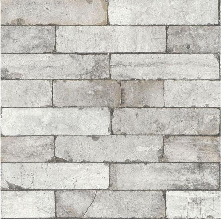 Produktbild Rasch Steinoptik Factory II Mauer grau (53 x 1005 cm)
