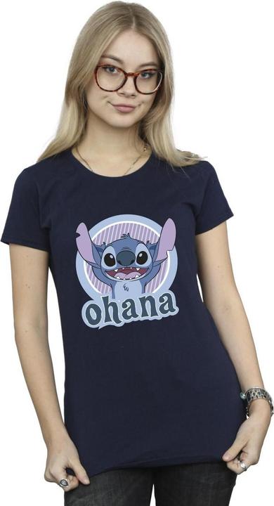 Immagine prodotto Disney Lilo And Stitch Ohana Circle Maglietta Donna (L)