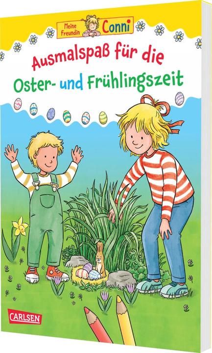 Actual product image Conni Yellow Series (activity book): Colouring fun for Easter and springtime