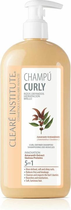 Produktbild Clearé Institute CHAMPÚ CURLY rizos definidos hidratación brillo 400ml (400 ml, Flüssiges Shampoo)