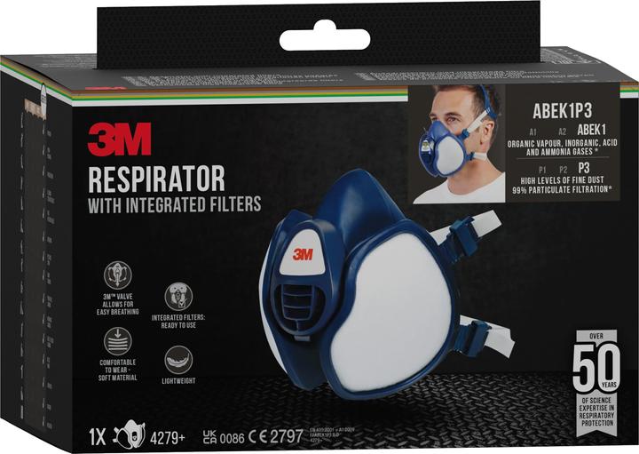 Actual product image 3M Respirator 4279+BC1 (ABEK1, ABEK1P3, 1 x)