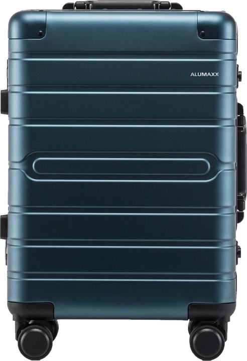 Image du produit Alumaxx Trolley de voyage, avec valise entièrement en alu, bleu (37 l, Bagage à main (jusqu'à 50l))