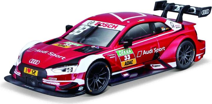 Produktbild Bburago Diecast 1:32 Race in Acrylic Box Audi RS 5 DTM #33 Red Ages 5+ 18-41160
