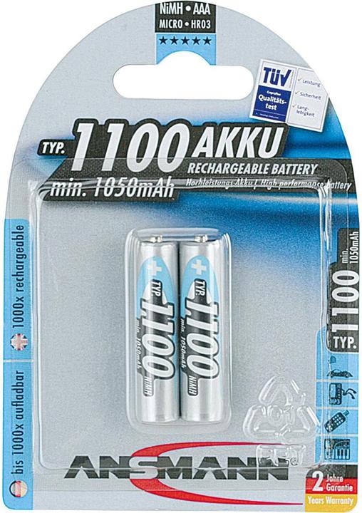 Produktbild Ansmann AAA (1 Stk., AAA, 1050 mAh)