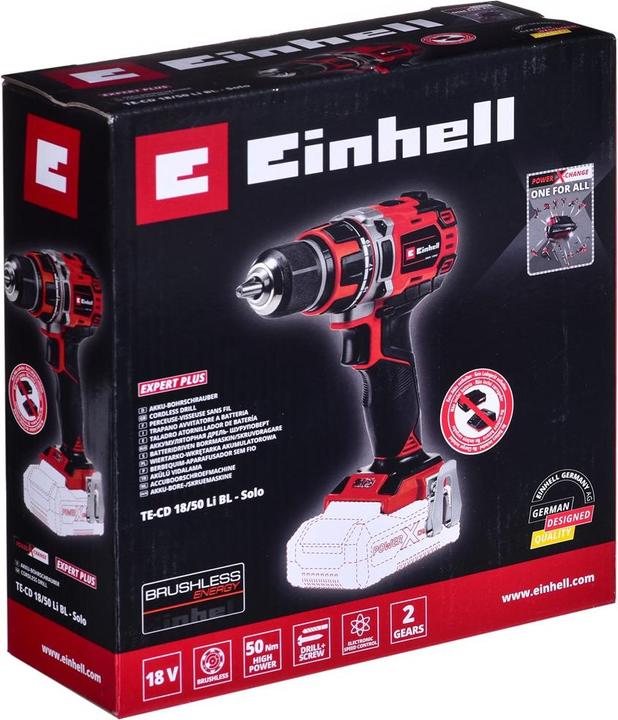 Immagine prodotto Einhell TE-CD 18/50 Li BL Solo (Batteria ricaricabile)