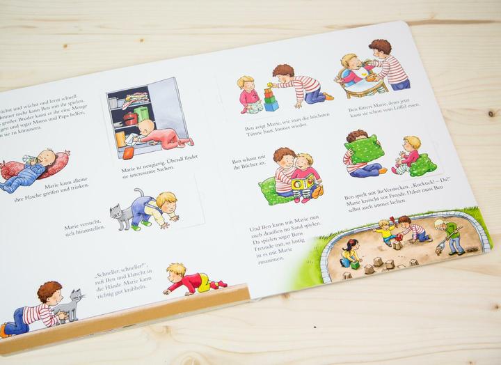Actual product image My little sibling is coming soon (German)