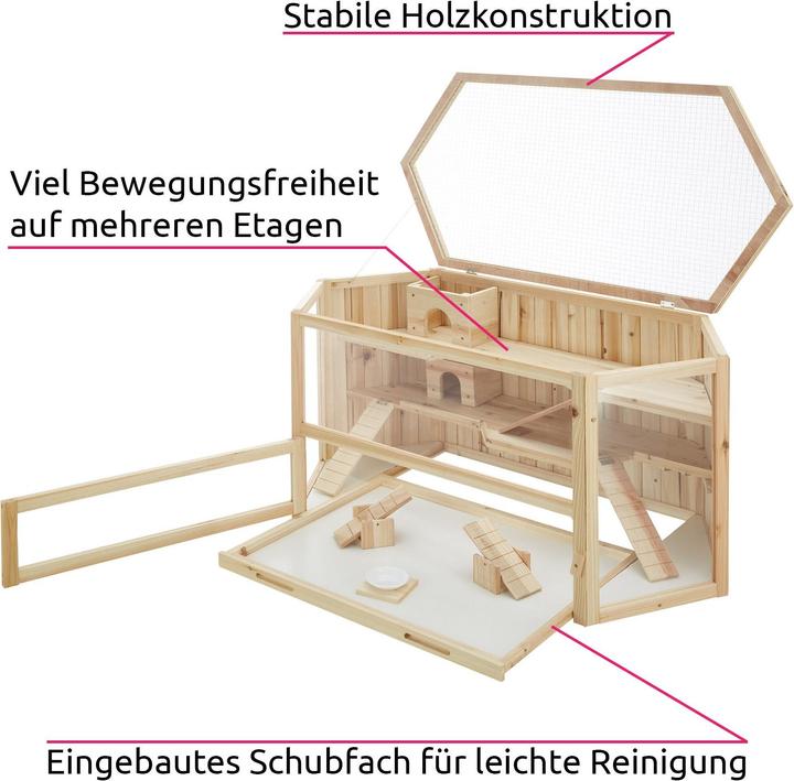 Produktbild tectake Hamsterkäfig