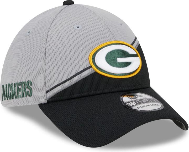 Actual product image New Era 39Thirty Cap - SIDELINE 2023 Green Bay Packers (XL)