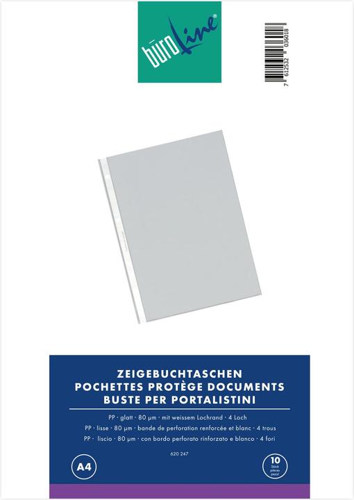 Immagine prodotto BüroLine Mostra le borse (A4, 10 x)