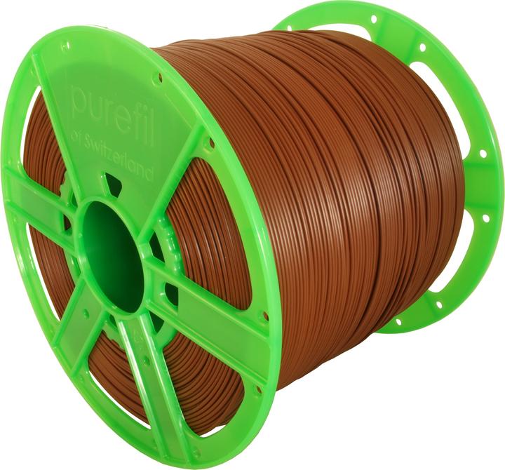Actual product image Purefil FIlament (PLA, 1.75 mm, 2500 g, Brown)