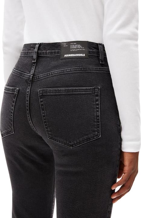 Produktbild Armedangels Carenaa Jeans Straight Fit True Ebony Black (XS, W25/L32)