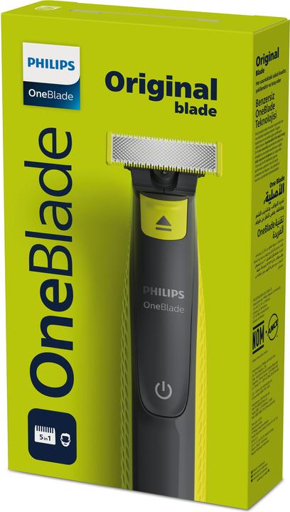 Productafbeelding Philips QP2724/20 OneBlade Scheerapparaat/Trimmer, Gezicht, Zwart/Groen