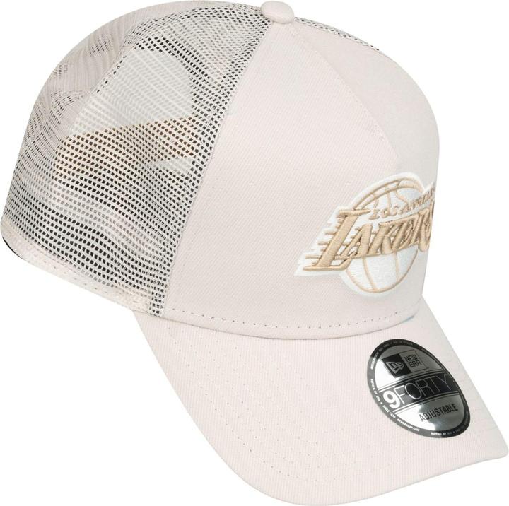 Image du produit New Era Casquette A-Frame Trucker - Los Angeles Lakers Stone (Taille unique)