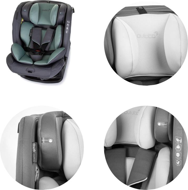 Actual product image Chipolino Child seat i-Size Aviato (Reboarder, ECE R129/i-Size Standard)