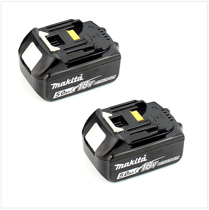 Produktbild Makita DVC 260 36V Akku Rucksack Staubsauger (2x 18V) Brushless mit 2x BL1850 B 5,0 Ah Akku (Rückenstaubsauger)