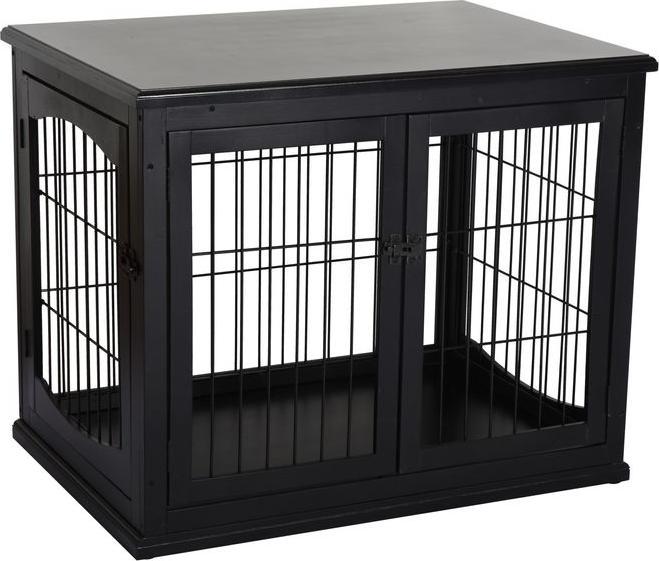 Produktbild Swisshandel24 Hundehütte Hundehaus Transportbox mit Tischoberfläche Kleintierkäfig für Innen Hundebox Tierkäfig Ha (Hund, Reflektoren, Faltbar)