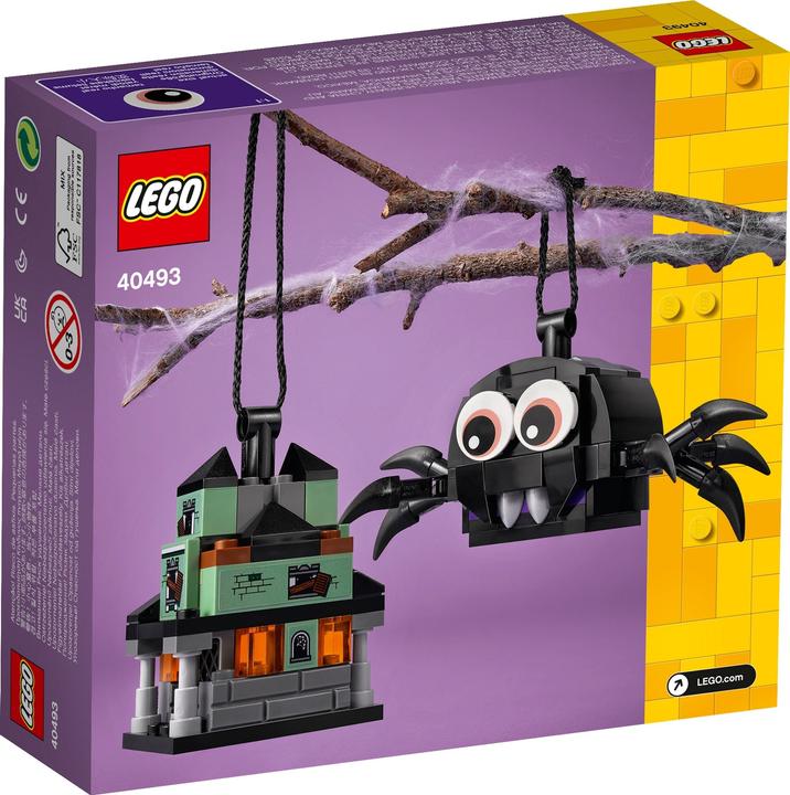 Actual product image LEGO Spider and Haunted House Halloween (40493)
