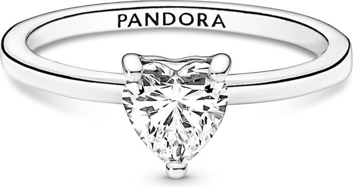 Produktbild Pandora Ring funkelndes Herz (54, 925 Silber)