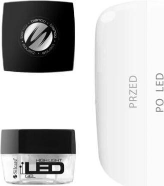 Immagine prodotto Silcare Gel led Highlight Gel Costruttore di unghie Bianco Za Nokte 15G