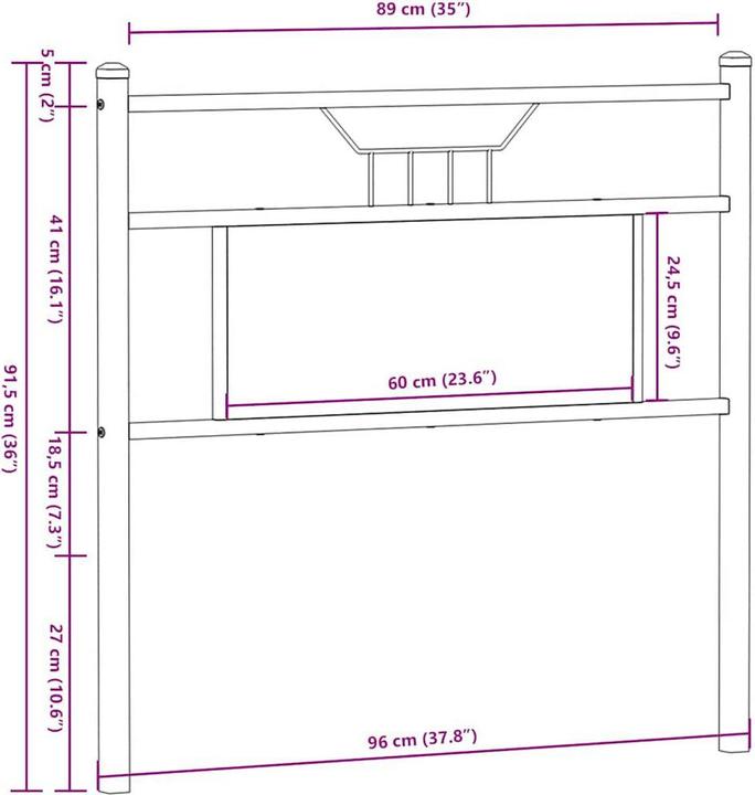 Immagine prodotto VidaXL Alpheratz (96 x 3 x 91,5 cm)