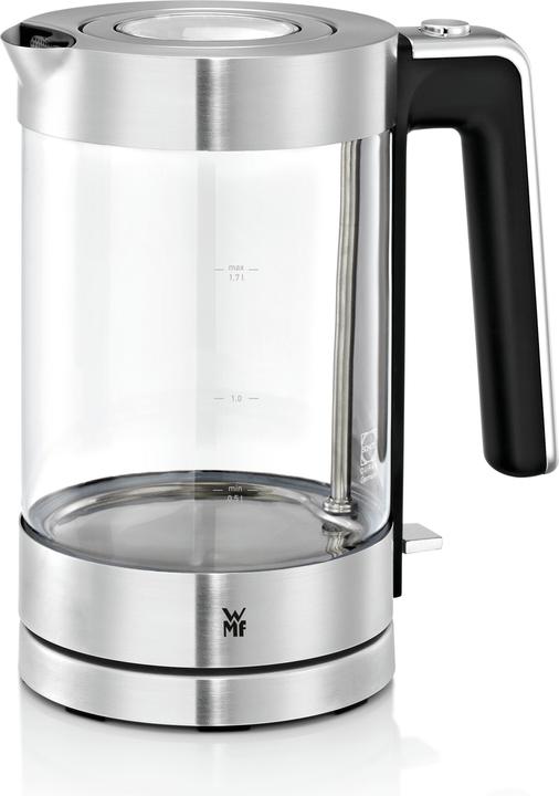 WMF Wasserkocher Glas 1,7l SCHOTT Glas 360° Gerätesockel Lono 3000W bpa-frei (1.70 l)